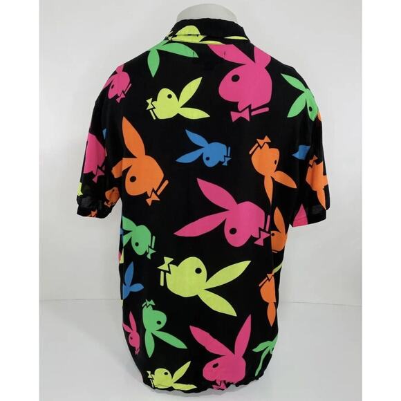 PLAYBOY BY PACSUN -PLAYBOY BUNNY ALL OVER Men’s Shirt - Picture 2 of 5